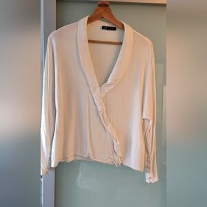 Zara wrap blouse